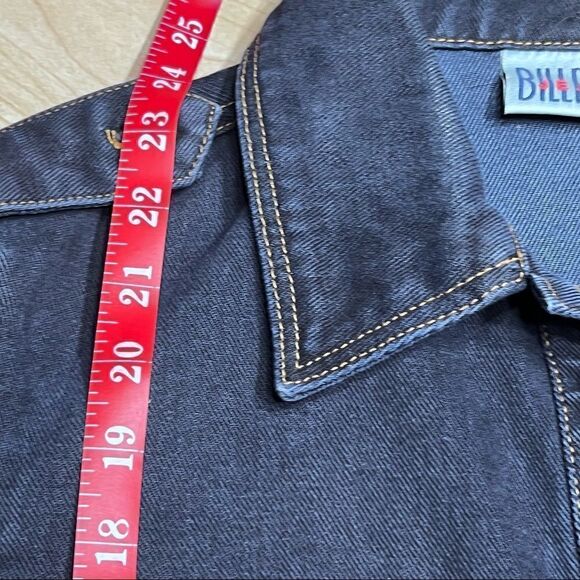 BILL BLASS Jean Jacket woman’s small Blue Denim - Picture 6 of 6